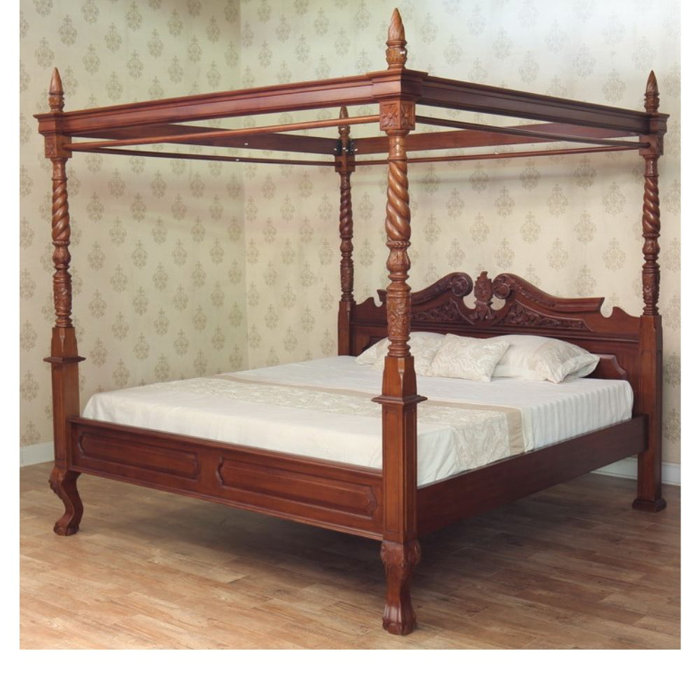 Astoria Grand Four Poster Bed Wayfair.co.uk